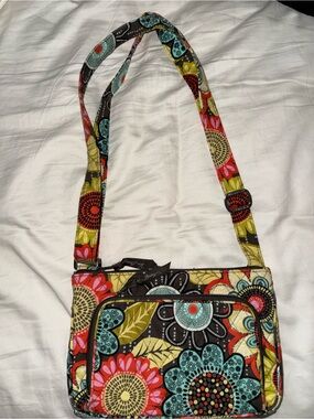Vera Bradley Floral Multi-Color Crossbody Shoulder Bag